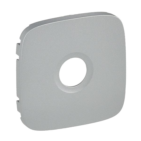 Cover plate Valena Allure - male/"F" type TV socket - aluminium image 1