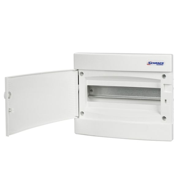 Flush-mounting Distribution Board 1-row, 12MW, white door image 1