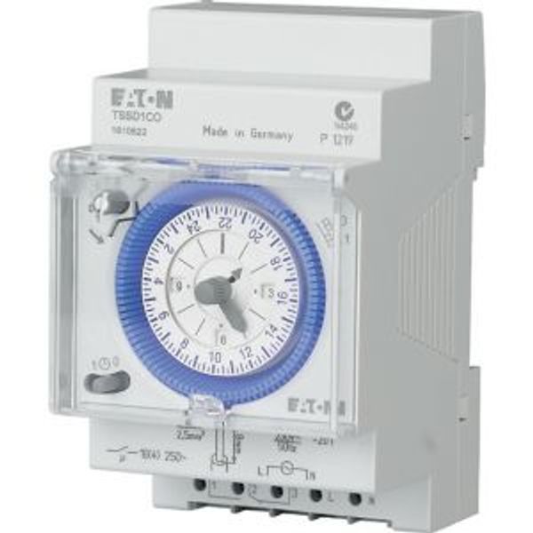 Series connection time switch 24 hrs., segments, 3 TLE image 2