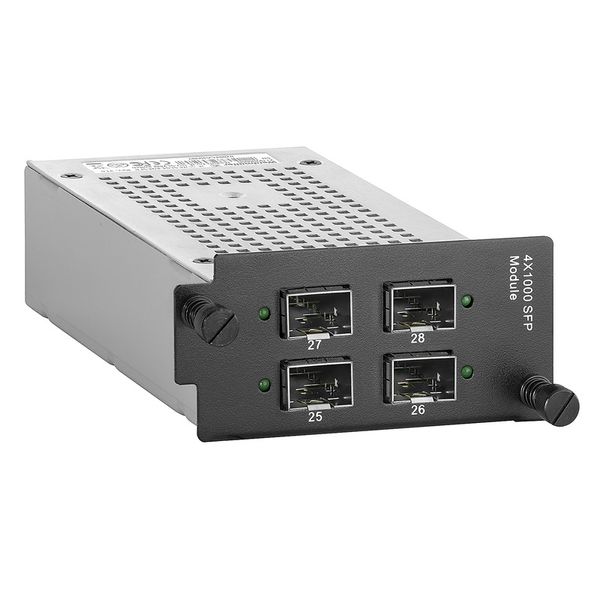 Media interface module, 10-Gigabit Ethernet, 4x 10GBaseSFP+ slot image 1