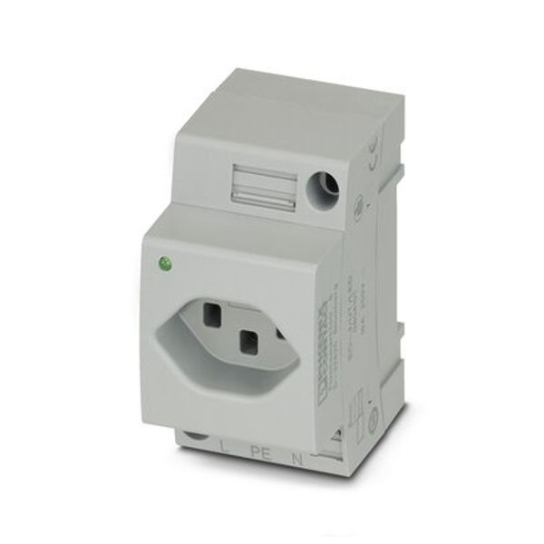 Socket outlet for distribution board Phoenix Contact EO-J/UT/LED 250V 16A AC image 3