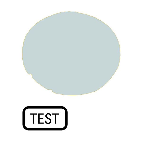 Button lens, flat white, TEST image 6