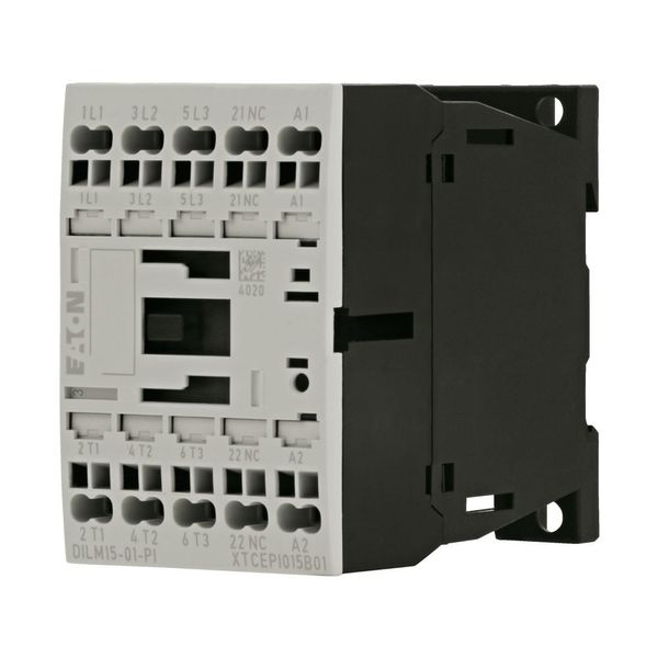 Contactor, 3 pole, 380 V 400 V 7.5 kW, 1 NC, 220 V 50/60 Hz, AC operation, Push in terminals image 20