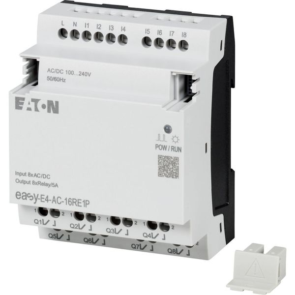 I/O expansion, For use with easyE4, 100 - 240 V AC, 110 - 220 V DC (cULus: 100-110 V DC), Inputs/Outputs expansion (number) digital: 8, Push-In image 12