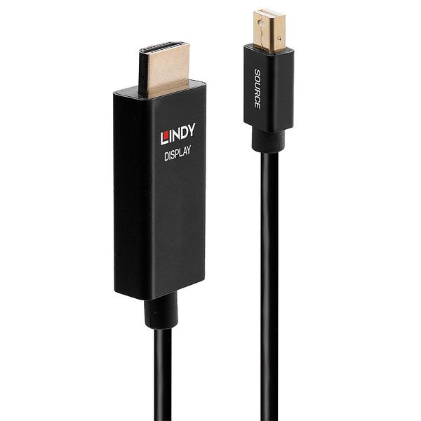 3m Mini DisplayPort to HDMI 4K60hz Adapter Cable Connects a single Mini DisplayPort device to HDMI® Display with a maximum resolution upto 4096x2160@60Hz image 1