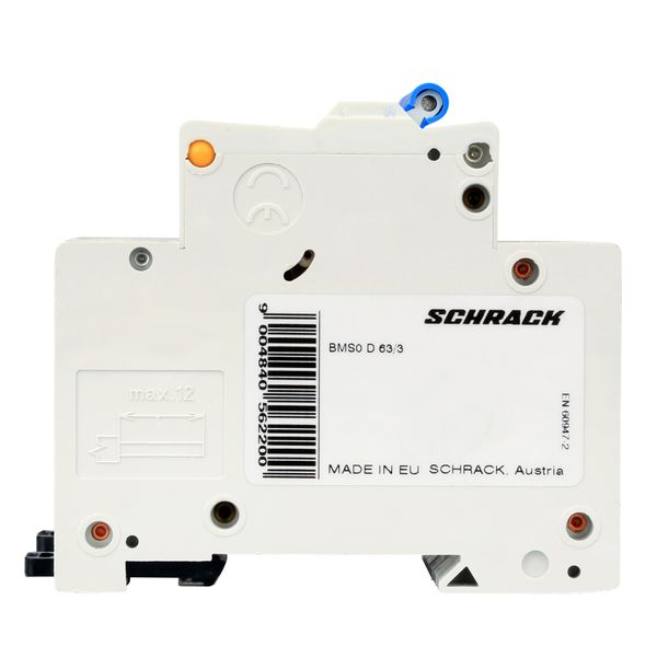 Miniature Circuit Breaker (MCB) D, 63A, 3-pole, 10kA image 5