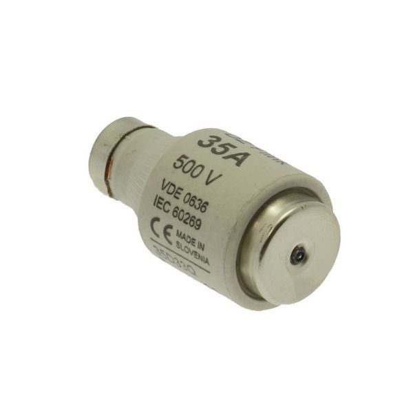 Fuse-link, low voltage, 35 A, AC 500 V, D3, 27 x 16 mm, gR, IEC, fast-acting image 9