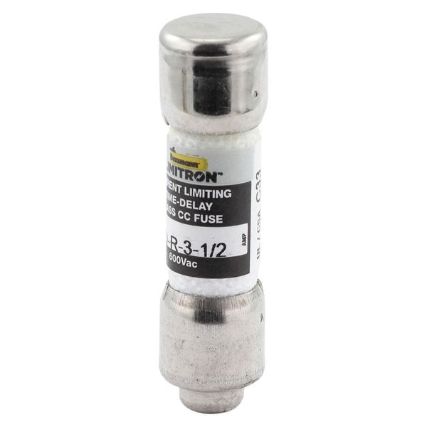 Fuse-link, LV, 3.5 A, AC 600 V, 10 x 38 mm, 13⁄32 x 1-1⁄2 inch, CC, UL, time-delay, rejection-type image 10