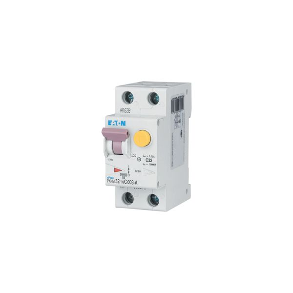 RCD/MCB combination, 32 A, 30 mA, MCB trip characteristic: C, 1p+N, RCD trip characteristic: A image 35