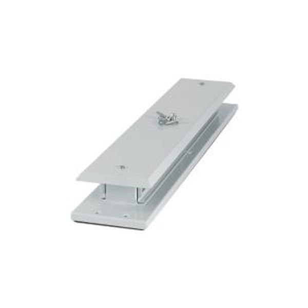 Top plate, ventilated, W=425mm, IP42, grey image 2