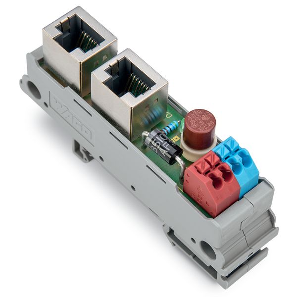 Interface module RJ-45 with power jumper contacts image 2