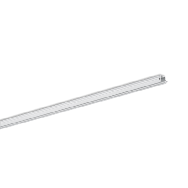 Surface-mount aluminium profile for 1 LED strip, corner profile SMALL, length 2m image 1