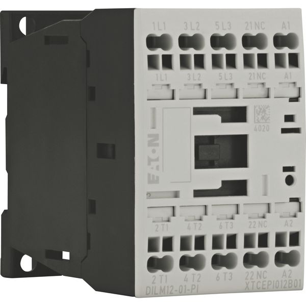 Contactor, 3 pole, 380 V 400 V 5.5 kW, 1 NC, 230 V 50 Hz, 240 V 60 Hz, AC operation, Push in terminals image 9