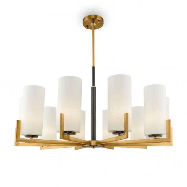 Modern Fortano Chandelier Brass image 3