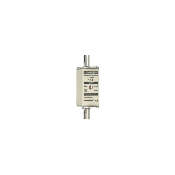 Fuse-link NH000 gG 690VAC 16A live tags Double indicator image 2