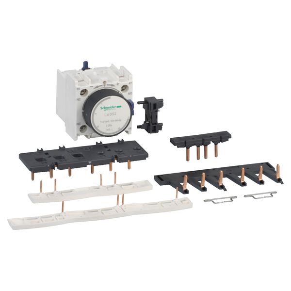 Kit for star delta starter assembling, for 3 x contactors LC1D09-D38 star identical, with timer block image 3