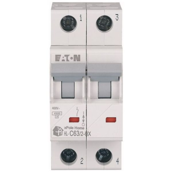 HN-C63/2 Eaton Moeller series xPole Home - HN/HN-HX MCB image 1