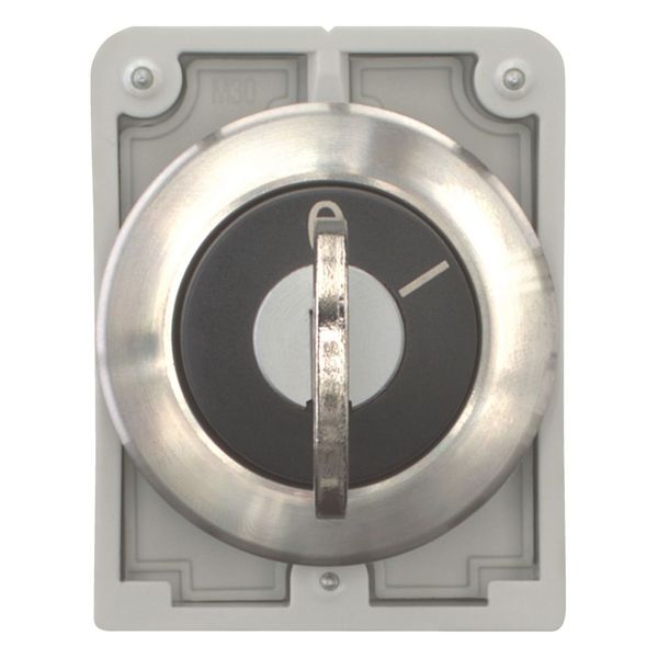 Key-operated actuator, Flat Front, maintained, 2 positions, MS4, Key withdrawable: 0, Bezel: stainless steel image 10
