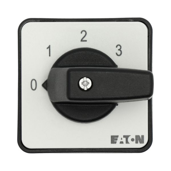 Step switches, T0, 20 A, centre mounting, 2 contact unit(s), Contacts: 3, 45 °, maintained, With 0 (Off) position, 0-3, Design number 8241 image 30