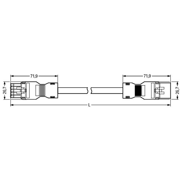 891-8385/066-501 pre-assembled interconnecting cable; Cca; Socket/plug image 3