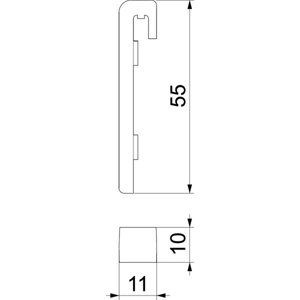 GEK-KS45-3 Joint cover for GEK-K53160-3, 3-compart. image 2