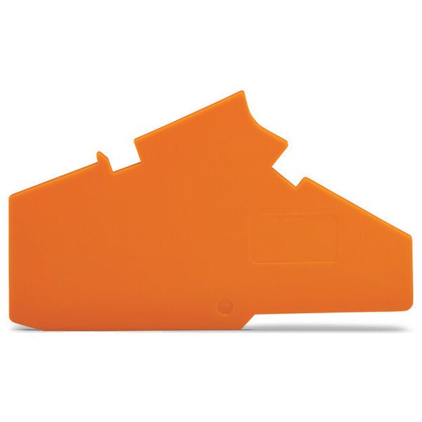 End and separator plate 1.5 mm thick orange image 1