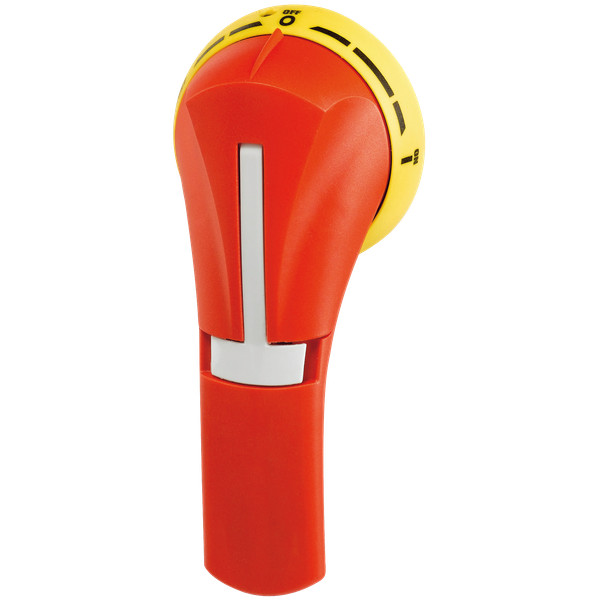 Handle Type S2 external operation, IP55, Red/Yellow, Indication I-0-Te image 2