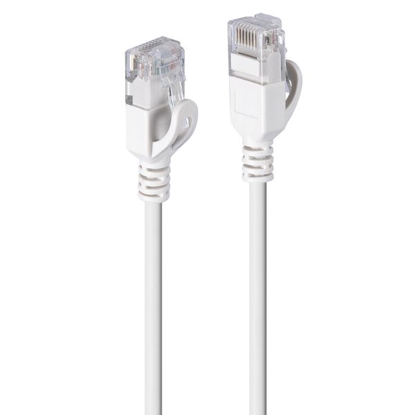 2m Cat.6A U/FTP LSZH Ultra Slim Network Cable, Grey RJ45, M/M, 500MHz, Copper, 30AWG image 1