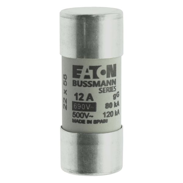 Fuse-link, LV, 12 A, AC 690 V, 22 x 58 mm, gL/gG, IEC image 8