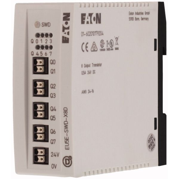 I/O module, SmartWire-DT, 24 V DC, 8DO-Trans, 0.5A image 3