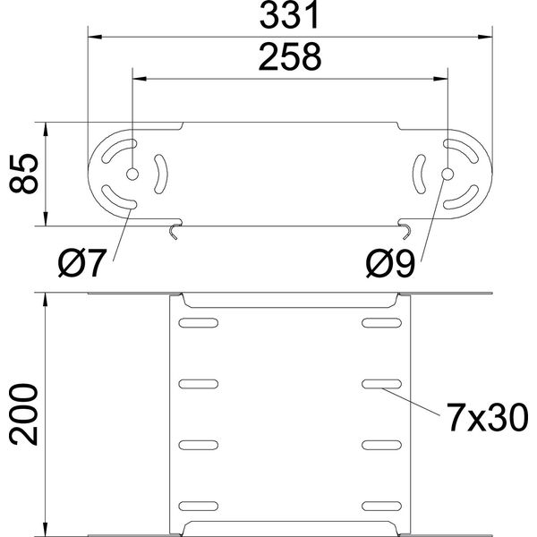 RGBEV 820 FS Adjustable bend element vertical 85x200 image 2