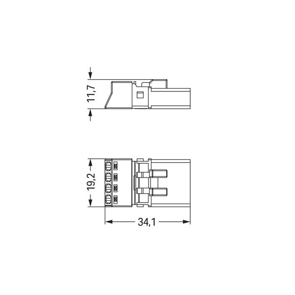 Plug 4-pole Cod. B pink image 5