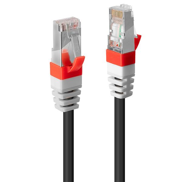 50m Cat.6A S/FTP LSZH Network Cable, Black (Fluke Tested) RJ45, M/M, 500MHz, Copper, 26AWG image 1