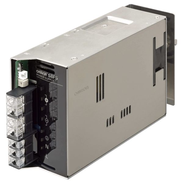 Power Supply, 600 W, 100 to 240 VAC input, 24 VDC, 27 A output, DIN-ra image 1