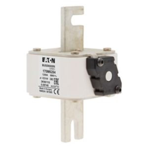 Fuse-link, high speed, 1250 A, AC 690 V, size 3, 74 x 92 x 141 mm, aR, IEC, single indicator image 4