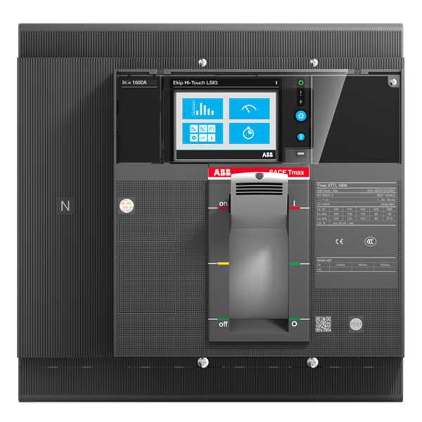 XT7V 1000 Ekip Touch LSI In=1000A 4 pole fixed execution front termina image 1