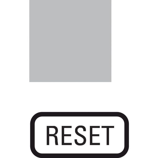 Insert label, transparent, RESET image 3