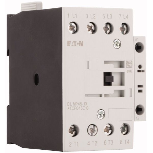 Contactor, 4 pole, DC operation, AC-1: 45 A, 1 N/O, RDC 24: 24 - 27 V DC, Screw terminals image 4