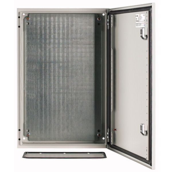 Wall enclosure with mounting plate, HxWxD=600x400x150mm image 1