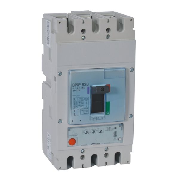 MCCB DPX³ 630 - S1 electronic release - 3P - Icu 70 kA (400 V~) - In 500 A image 1