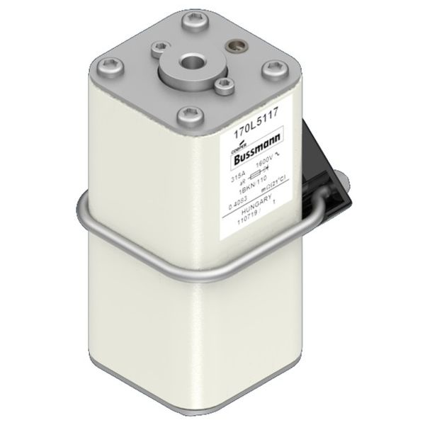 Fuse-link, high speed, 315 A, AC 1600 V, Size 1, 65 x 70 x 110 mm, aR, IEC, single indicator image 3