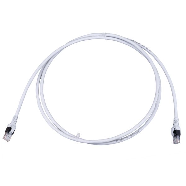 Patchcord RJ45 unshielded Cat.6a 10GB, LS0H, grey,    2.0m image 2