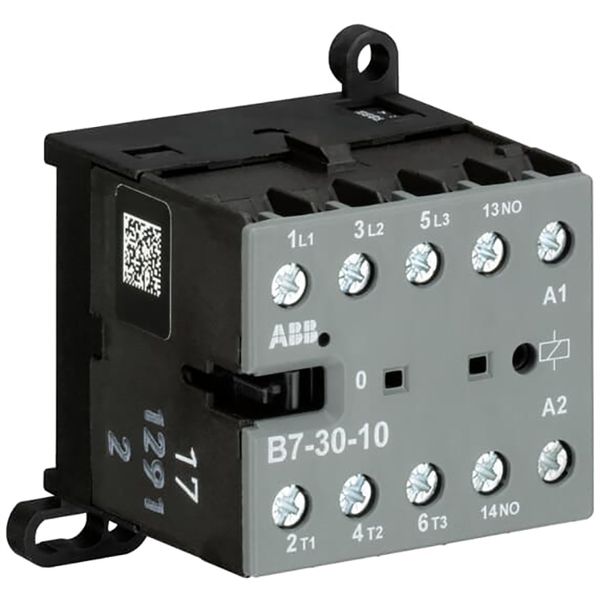 B7-30-10-01 Mini Contactor 24 V AC - 3 NO - 0 NC - Screw Terminals image 1