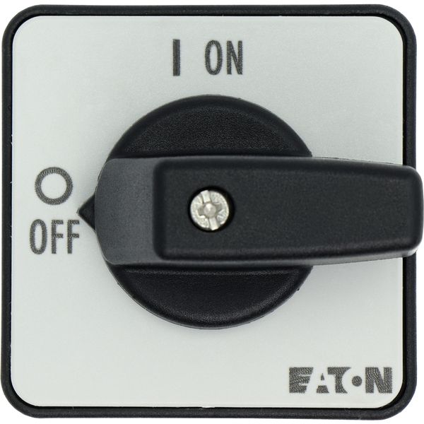 On-Off switch, T0, 20 A, flush mounting, 3 contact unit(s), 6 pole, with black thumb grip and front plate image 17