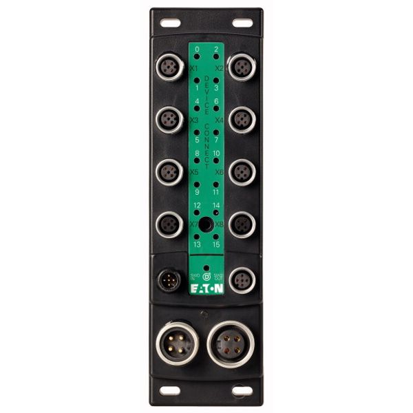SWD Block module I/O module IP69K, 24 V DC, 8 inputs with power supply, 8 outputs with separate power supply, 8 M12 I/O sockets image 2