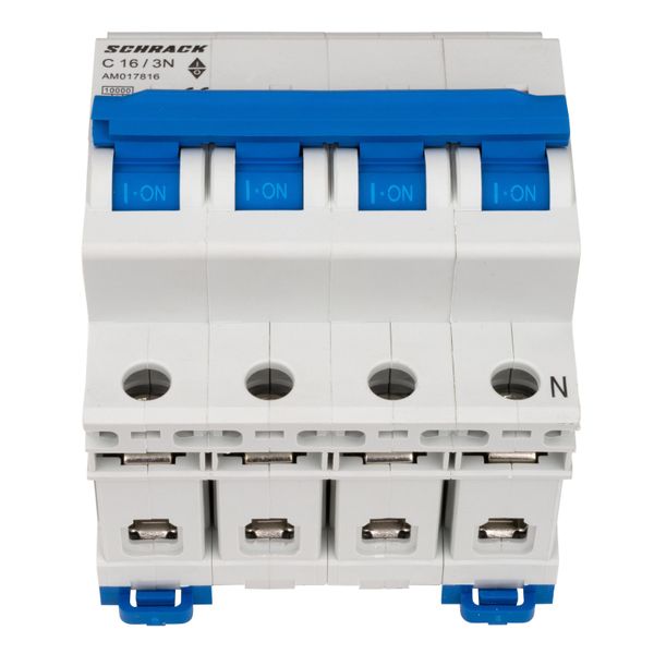 Miniature Circuit Breaker (MCB) AMPARO 10kA, C 16A, 3+N image 2