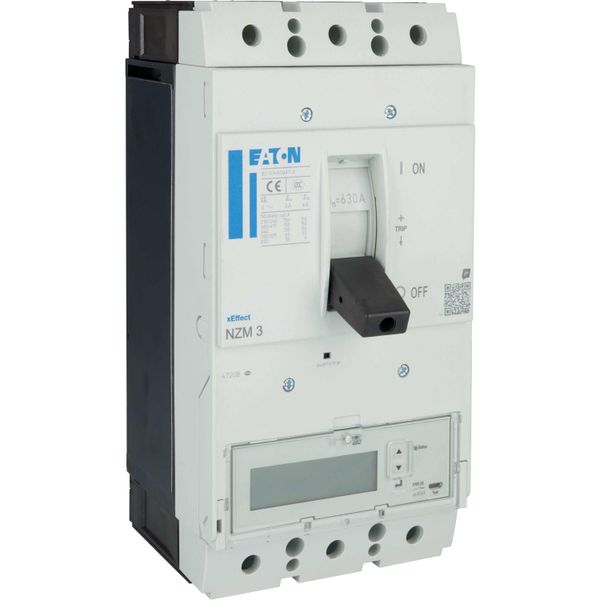 NZM3 PXR25 circuit breaker - integrated energy measurement class 1, 630A, 3p, Screw terminal image 29
