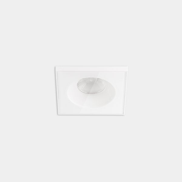 Downlight Play IP65 Glass Square Fixed 6.4W LED neutral-white 4000K CRI 90 14.3º ON-OFF White IP65 560lm image 1