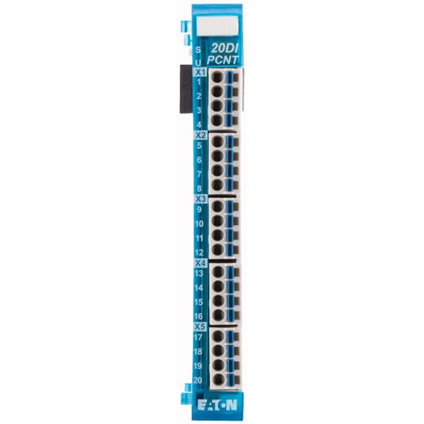 Digital input module, 20 digital inputs 24 V DC each, pulse-switching, 2/4 CNT, 25 kHz image 4