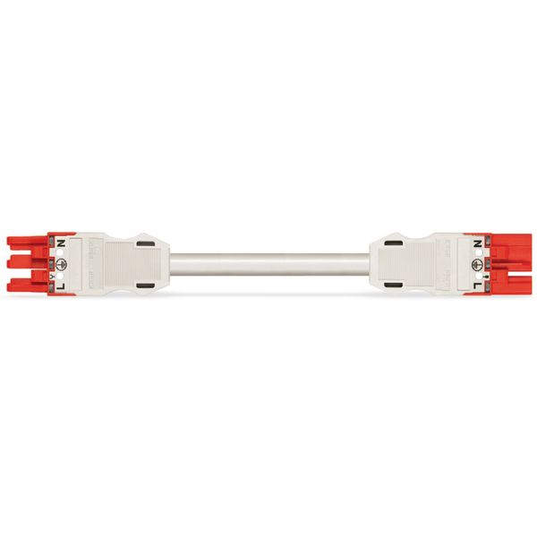 pre-assembled interconnecting cable Eca Socket/plug red image 5